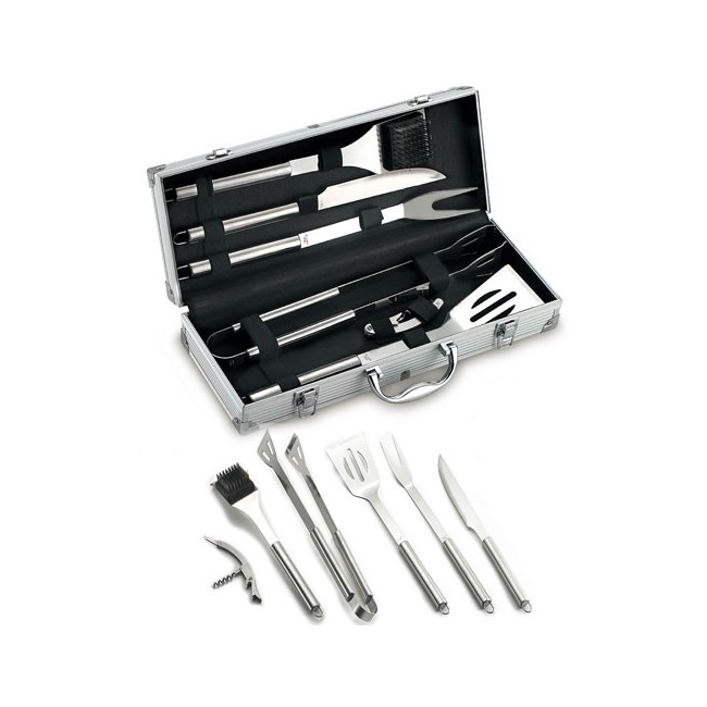 Set Valigetta Alluminio 6 pz Acciaio inox
