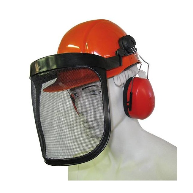 Kit Elmetto Protettivo con Visiera e Cuffia TREEMME