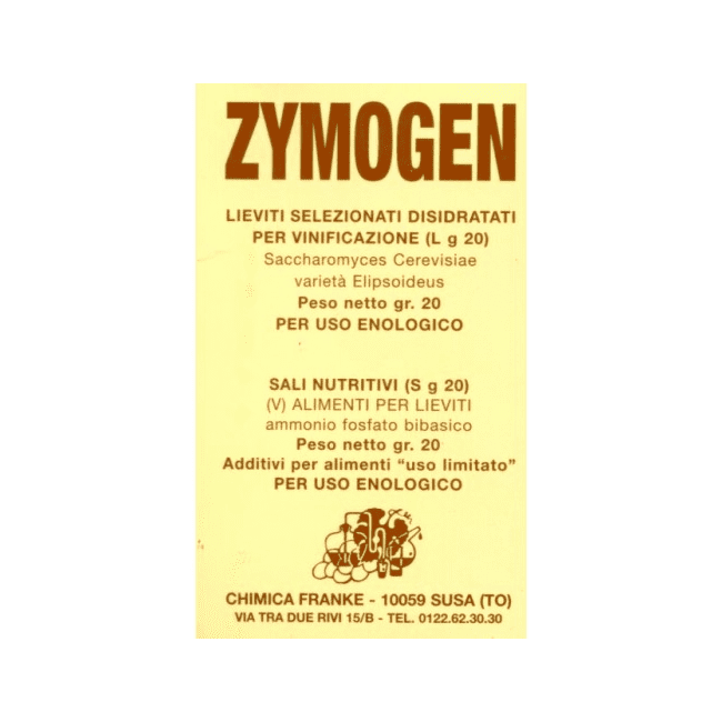 Lievito per Vinificazione Zymogen 20 gr