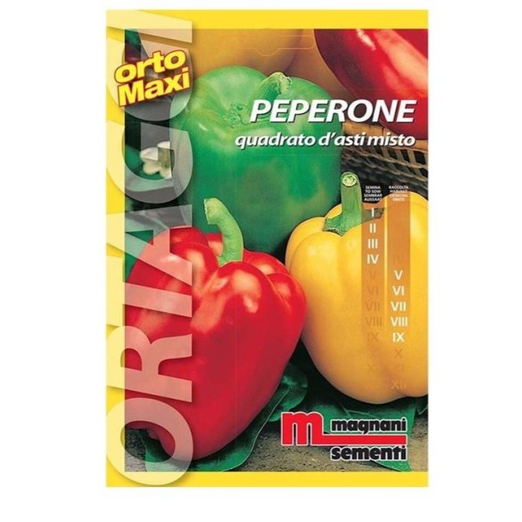 Semi di Peperone Quadrato d'Asti Misto