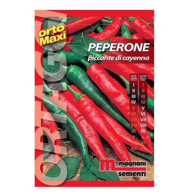 Semi di Peperone Piccante di Cayenna