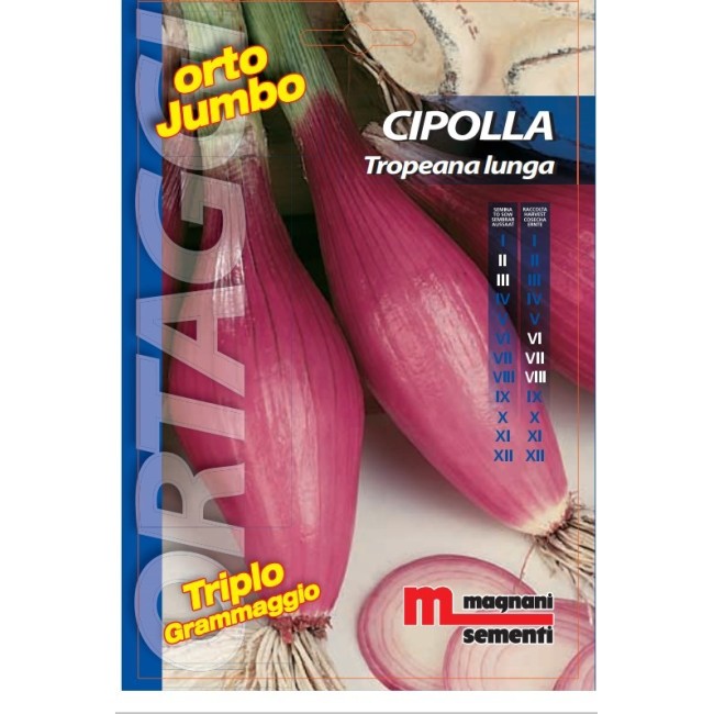 Semi di Cipolla Tropeana Lunga Orto Jumbo