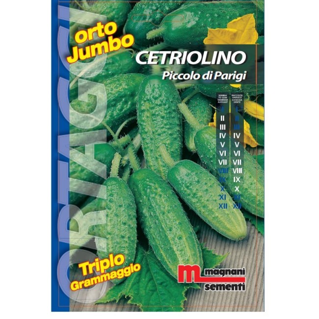 Semi di Cetriolino Piccolo di Parigi