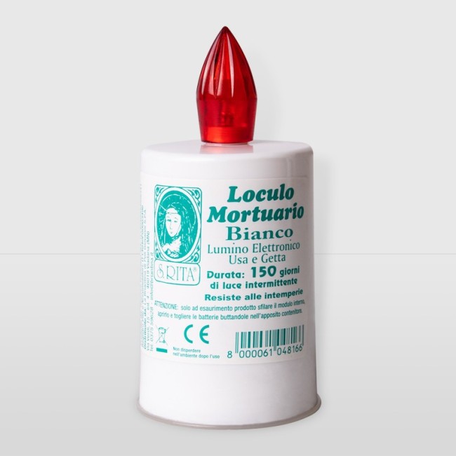 Lumino per Loculo Bianco 150 gg