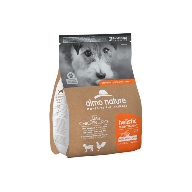 Almo Nature Cane Holistic XS-S Agnello & Pollo 2 Kg