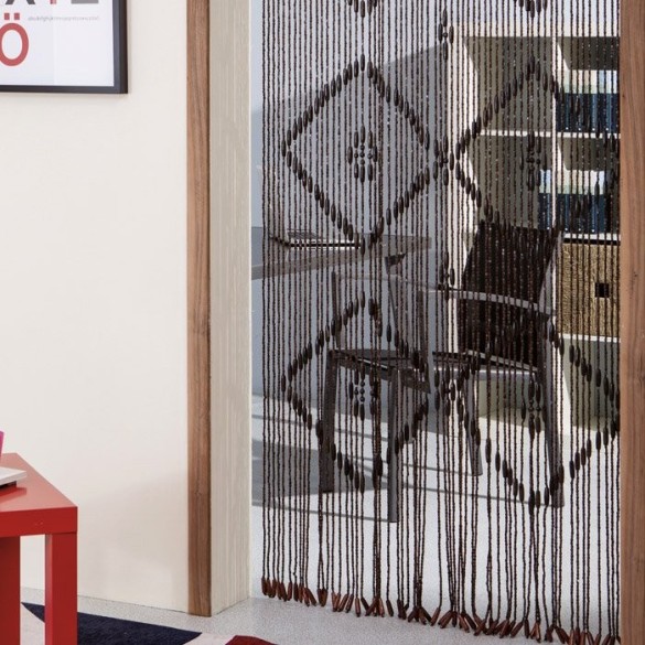 Tenda in Legno 100x220 Marrone Chiaro