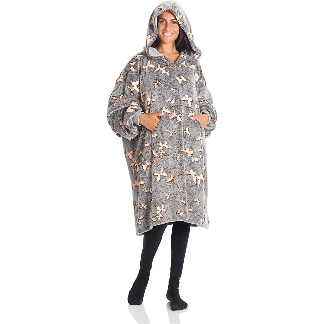 Coperta Poncho Kangurone Butterflies KANGURU