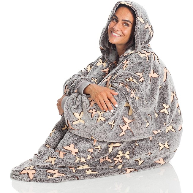 Coperta Poncho Kangurone Butterflies KANGURU