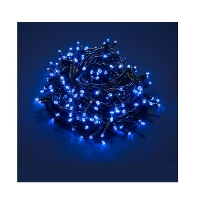 Luci 180Led Blu 5 mt con Giochi di Luce