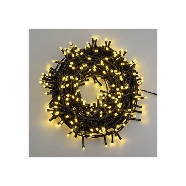 Luci 192Led Giallo da Esterno 8 mt