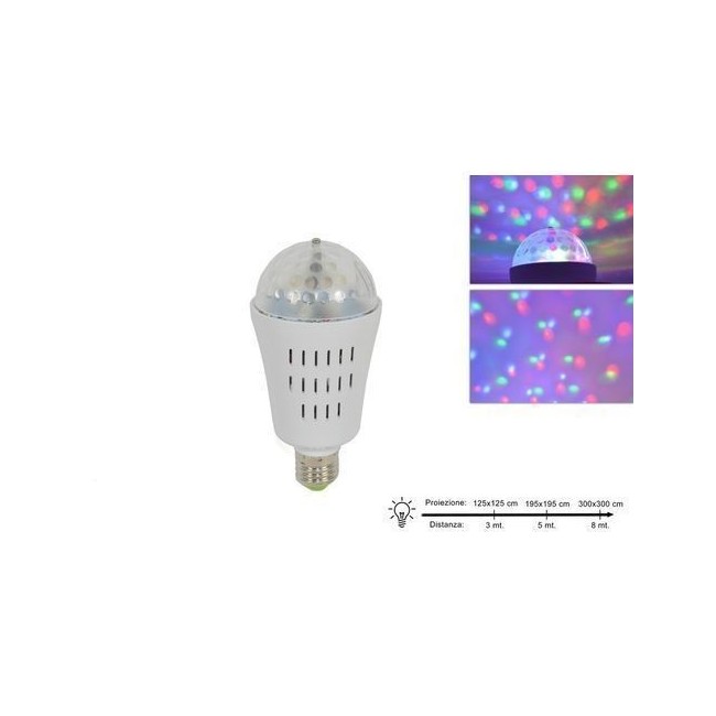 Lampadina Proiettore Party Multicolor