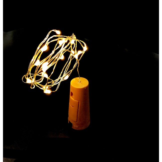 Tappo con 20 Gocce a Led Bianco Caldo GIOCOPLAST