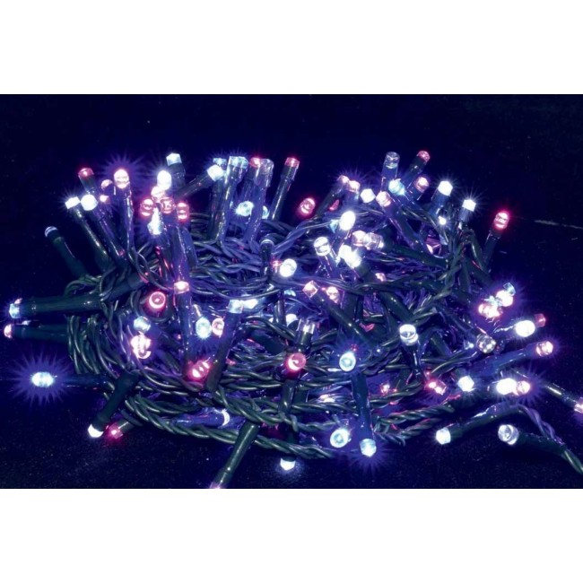 Luci da 240 Led Rosa-Viola-Bianco-Blu con Flash GIOCOPLAST