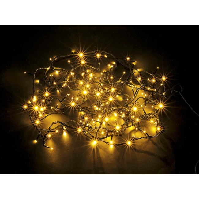 Luci da 96 Led Colore Giallo con Giochi di Luce 5 mt GIOCOPLAST