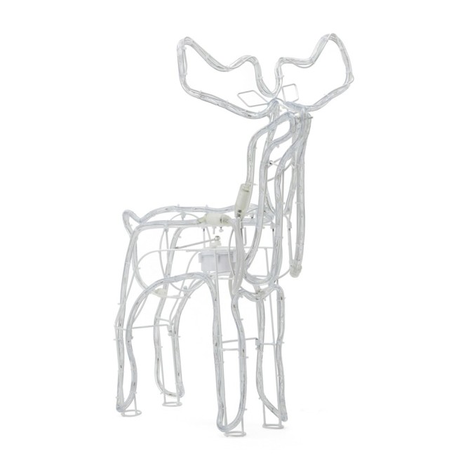 Renna con Illuminazione Led Luce Calda e Movimento della testa