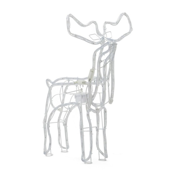 Renna con Illuminazione Led Luce Calda e Movimento della testa