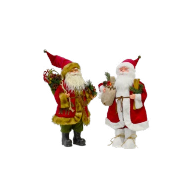 Babbo Natale Decorato h50 cm GIOCOPLAST