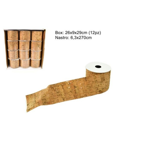 Nastro in Sughero 6,3 x 270 cm DUESSE CHRISTMAS