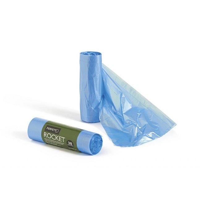 Sacchi Immondizia 50x60 cm 20 pz Colori Assortiti PERFETTO