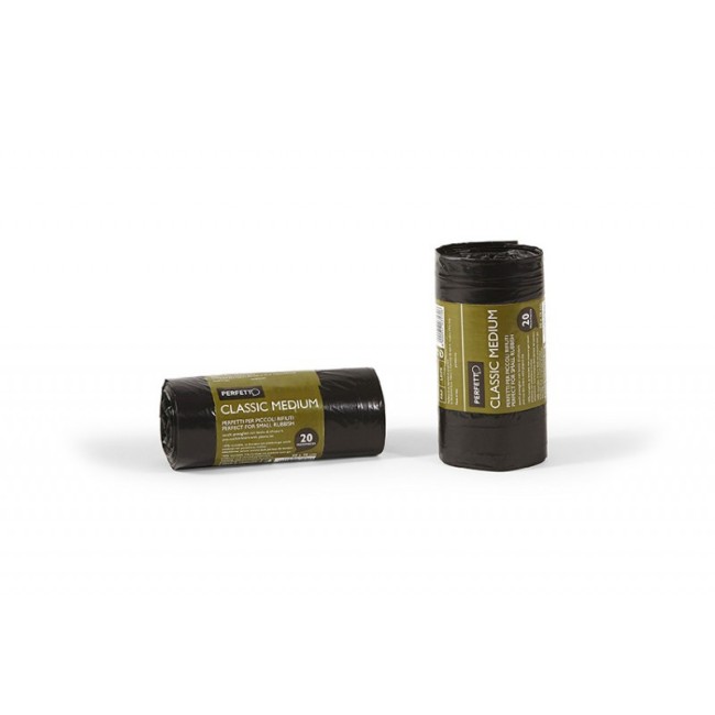 Sacchi Immondizia 55x70 20pz Nero PERFETTO