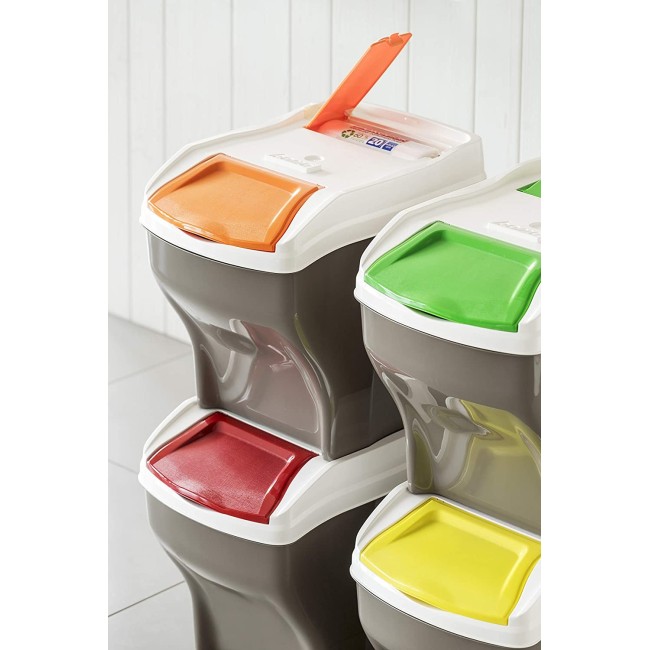 Pattumiera Raccolta Differenziata Poker Plus Set 4 pz + 20 Poker Sak in Omaggio Bama