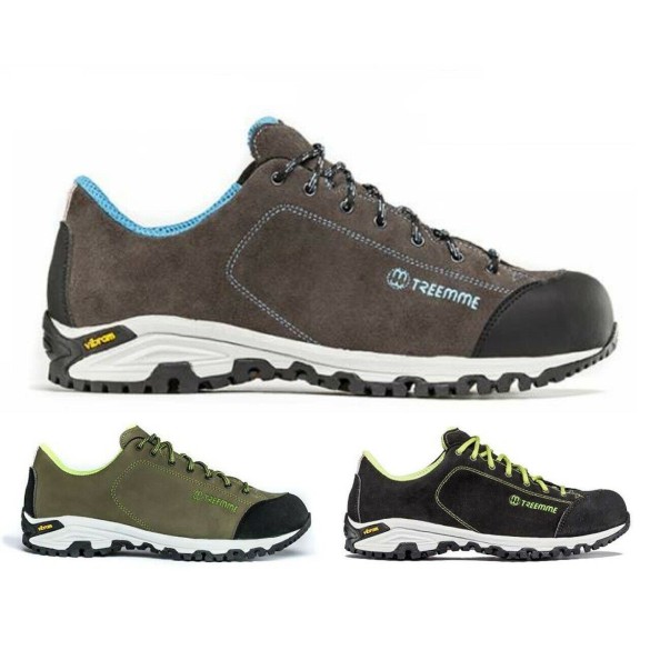 Scarpa Bassa in Pelle Scamosciata Colori Assortiti TREEMME