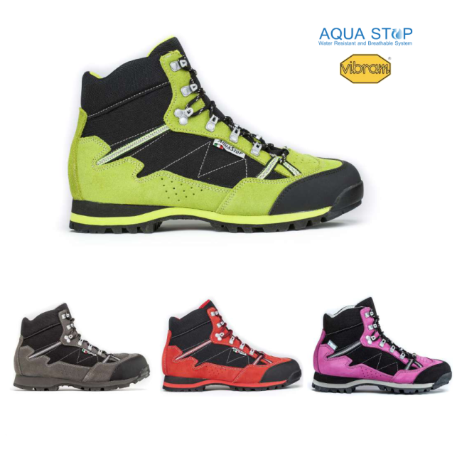 Scarponcino Trekking Alto Scamosciato con Fodera Aquastop Misure Assortite TREEMME