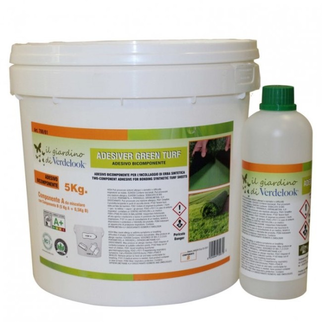 Colla Adesiva Bicomponente "Green Turf" 5 kg VERDELOOK