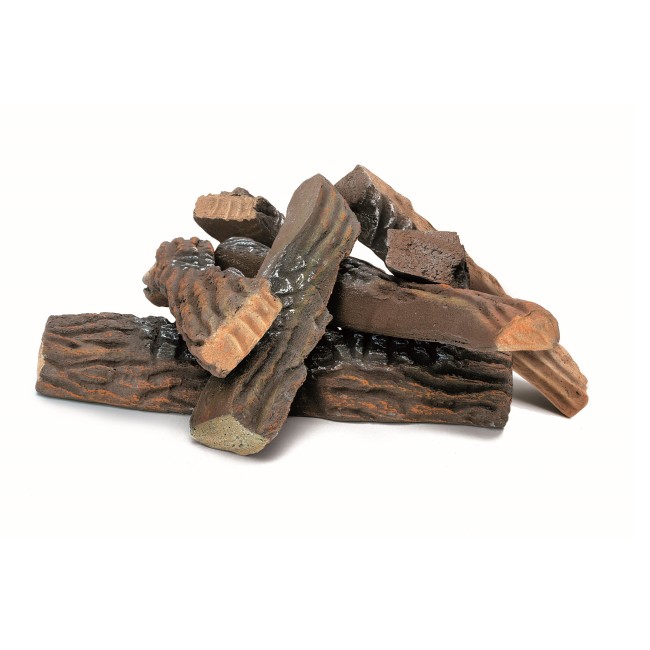 9 Pezzi di Legno Decorativi per Biocamini