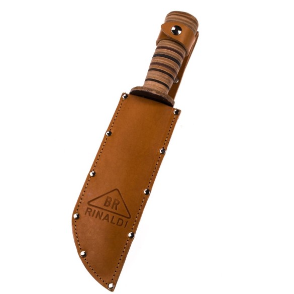 Coltello da Cacciatore con Fodero in Cuoio RINALDI