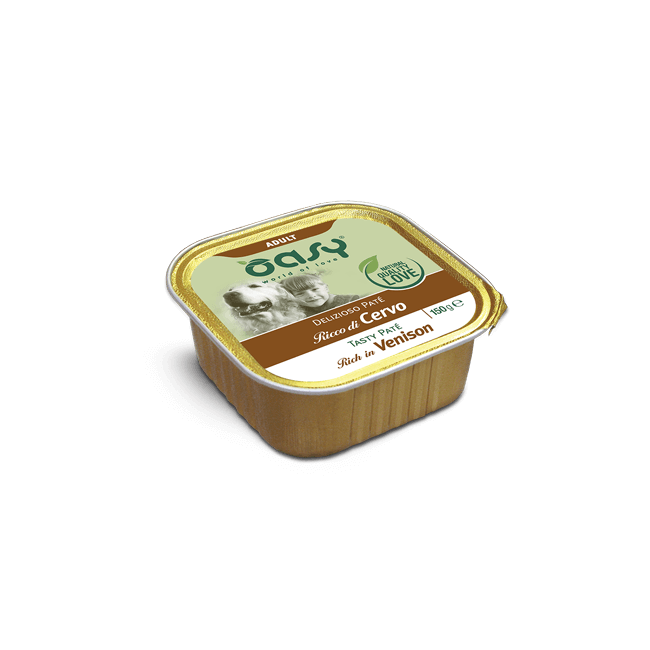 Cane - Patè di Cervo 150 gr Oasy