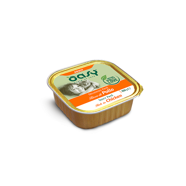 Gatto - Pate' Adult Pollo 100 gr Oasy
