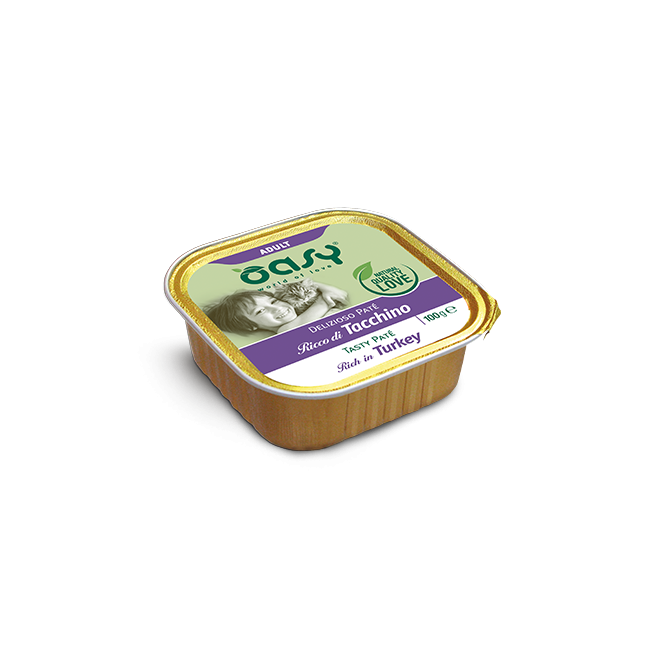 Gatto - Pate' Adult Tacchino 100 gr Oasy