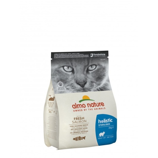 Almo Nature Gatto Holistic Sterilised Salmone 2 Kg