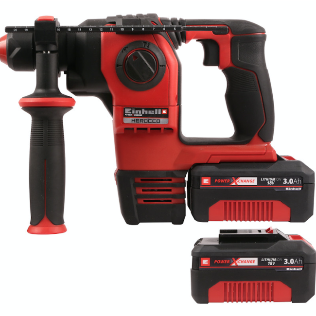 Tassellatore Herocco con 2 Batterie Einhell