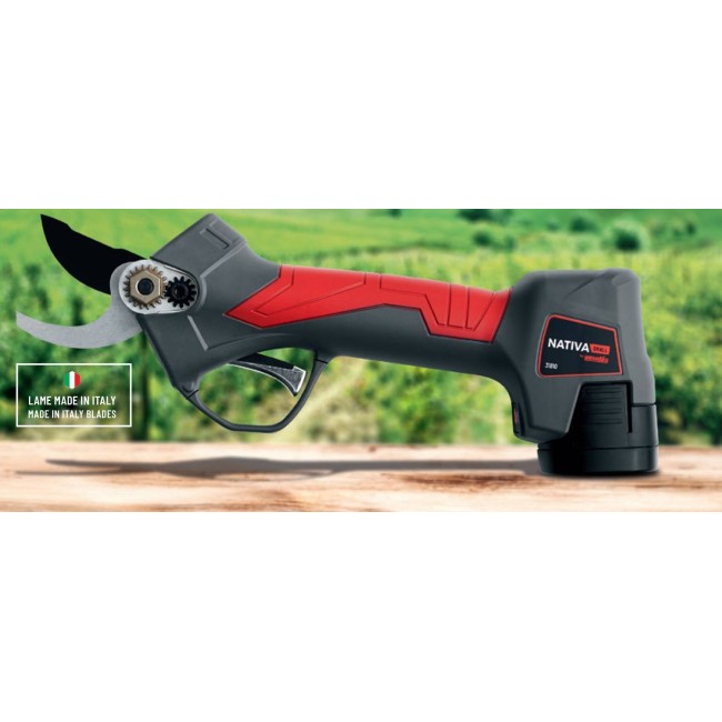 Potatore forbice a Batteria Ausonia Nativa+Fodero in Omaggio