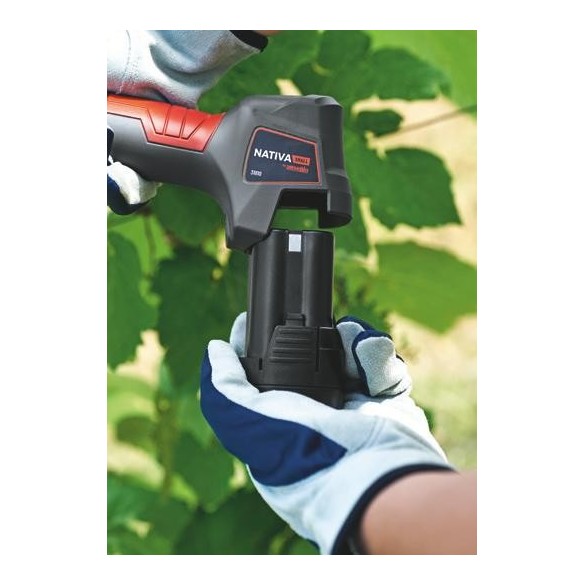 Potatore forbice a Batteria Ausonia Nativa+Fodero in Omaggio