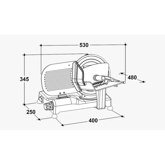 Affettatrice Luxury 25GL RGV