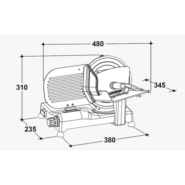 Affettatrice Luxury 22GL-R RGV