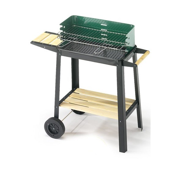 Barbecue 50-25 Green/Wood Ompagrill