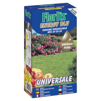 Concime Universale Flortis Energy Perle Nere – 600g – Per Piante Verdi E Fiori – Con Sostanza Organica