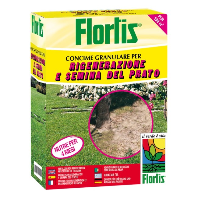 Concime Rigenerazione Prato Flortis 2 Kg