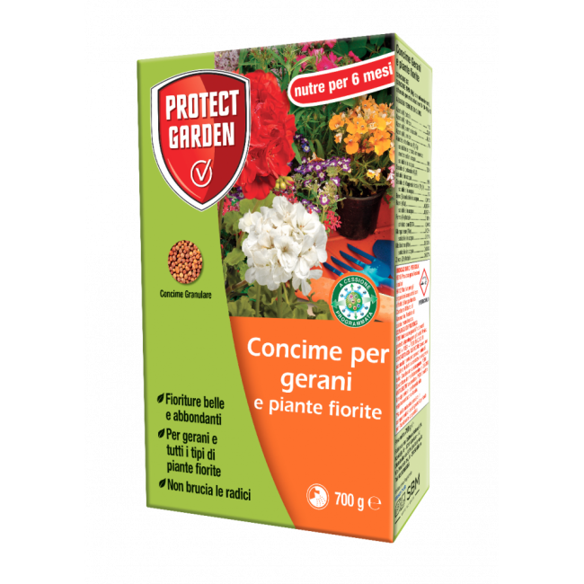 Baycote Concime Granulare Gerani e Piante Fiorite 700 gr