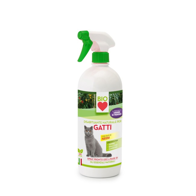 Spray Disabituante Bio per Gatti 750 ml Ueber