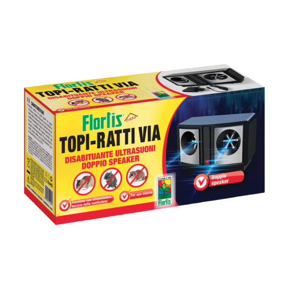 Topi Ratti Via 2 Speaker Ultrasuoni