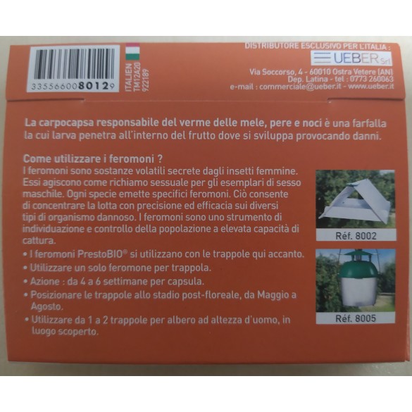Feromone contro Verme dell'Oliva Ueber