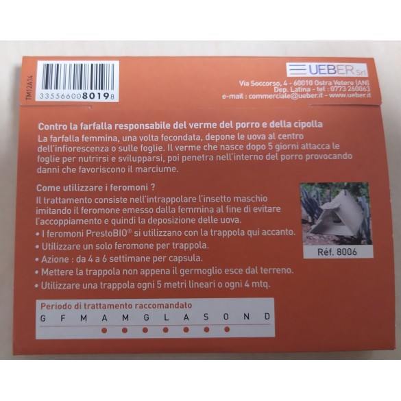 Feromone contro Verme del Porro Ueber