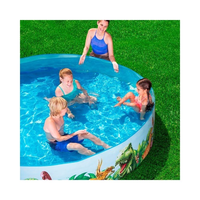 Piscina Rigida con Dinosauri 244 cm Bestway