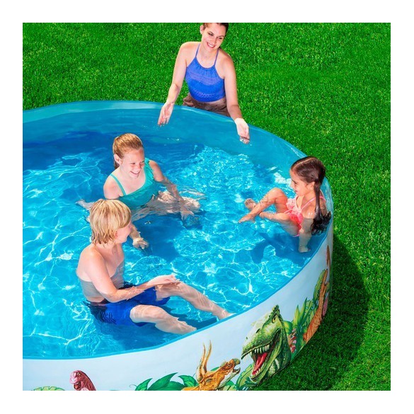 Piscina Rigida con Dinosauri 244 cm Bestway