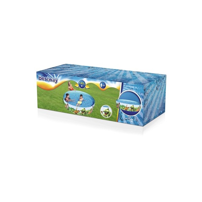 Piscina Rigida con Dinosauri 244 cm Bestway